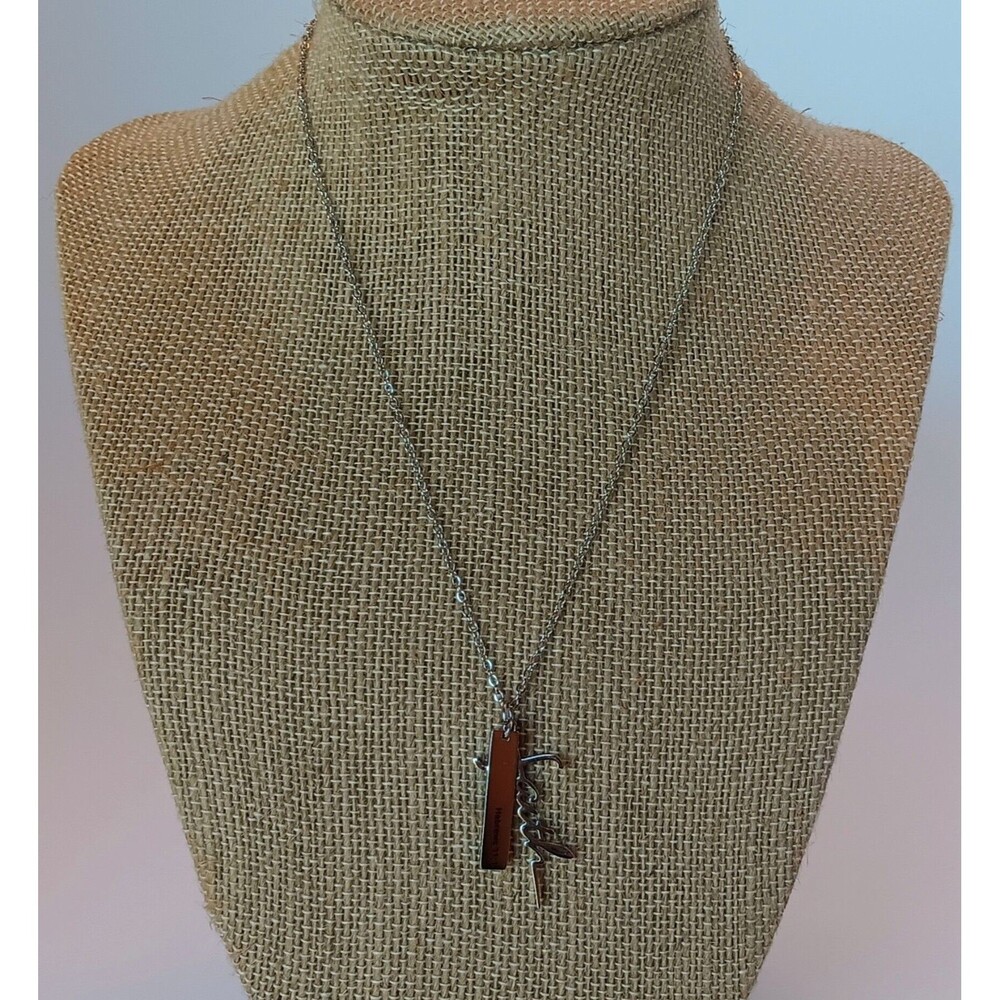 Stainless Steel Cross "Faith" Script Hebrews 11:1 Verse Pendent Neckkace...